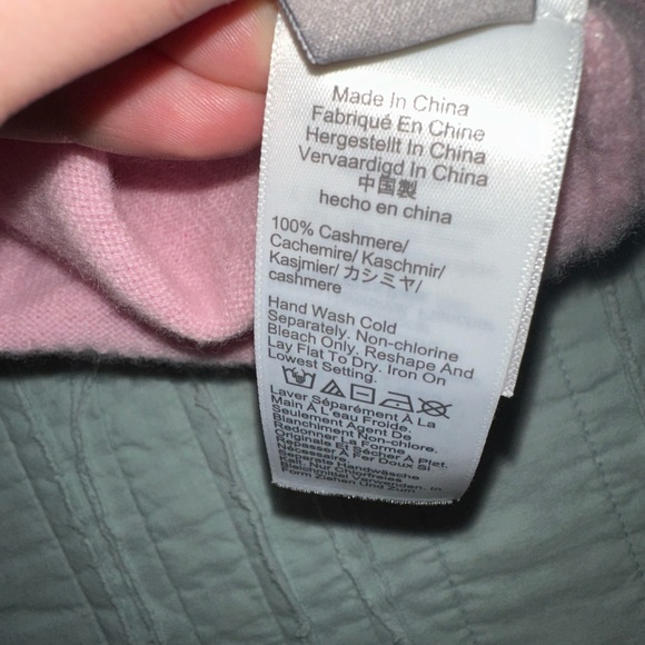 J.CREW 100% CASHMERE PINK SWEATER TANK SIZE MEDIUM - Picture 5 of 6